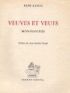 KAECH : Veuves et veufs, monologues - Signed book, First edition - Edition-Originale.com