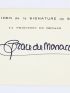 KELLY : Bristol de S.A.S. la Princesse de Monaco signé de Grace Kelly - Signiert, Erste Ausgabe - Edition-Originale.com