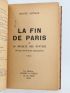 KISLING : La fin de Paris - Signed book, First edition - Edition-Originale.com