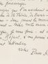 KLOSSOWSKI : Lettre autographe signée au chorégraphe Maurice Béjart  - Libro autografato, Prima edizione - Edition-Originale.com