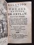 KNOX : Relation du voyage de l'isle de Ceylan, dans les Indes orientales - First edition - Edition-Originale.com