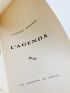 KOECHLIN : L'agenda - Erste Ausgabe - Edition-Originale.com