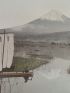 KUSAKABE : [PHOTOGRAPHIE] Le mont Fuji sous la neige ; vue de Numagawa, Tokaido - Erste Ausgabe - Edition-Originale.com