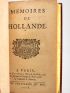 LA FAYETTE : Memoires de Hollande - Prima edizione - Edition-Originale.com