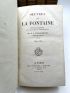 LA FONTAINE : Oeuvres. Fables. Contes et nouvelles en vers. Oeuvres diverses. Théâtre. - Edition-Originale.com