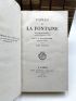 LA FONTAINE : Oeuvres. Fables. Contes et nouvelles en vers. Oeuvres diverses. Théâtre. - Edition-Originale.com