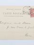 LA JEUNESSE : Carte postale autographe signée adressée à Emile Straus - Autographe, Edition Originale - Edition-Originale.com