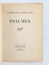 LA TOUR DU PIN : Psaumes - Signed book, First edition - Edition-Originale.com