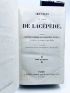 LACEPEDE : Oeuvres du Comte de Lacépède - Erste Ausgabe - Edition-Originale.com