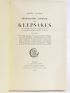 LACHEVRE : Bibliographie sommaire des keepsakes et autres recueils collectifs de la période romantique, 1823-1848 - Erste Ausgabe - Edition-Originale.com