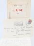 LACROSIL : Cajou - Libro autografato, Prima edizione - Edition-Originale.com
