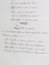 LAGARDE DE BONNAY : Recueil de chansons, epitres, elégies composées par madame Lagarde née Bonnay - Autographe, Edition Originale - Edition-Originale.com