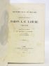 LAHURE : Souvenirs de la vie militaire du lieutenant-général baron L.J. Lahure 1787-1815 publiés par son petit-fils le baron P. Lahure - First edition - Edition-Originale.com