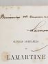 LAMARTINE : Oeuvres complètes de Lamartine publiées et inédites - Signed book, First edition - Edition-Originale.com