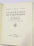 LANGE : Itinéraires huysmansiens. Petit index des logis de J.K. Huysmans. Regrets de la rue Monsieur - First edition - Edition-Originale.com