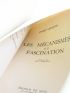 LAPOUJADE : Les mécanismes de fascination - Signiert, Erste Ausgabe - Edition-Originale.com