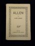 LARBAUD : Allen - Edition-Originale.com