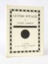 LARBAUD : Lettre d'Italie - Edition Originale - Edition-Originale.com