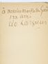 LARGUIER : Alphonse de Lamartine - Autographe, Edition Originale - Edition-Originale.com