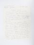 LARTIGUE : Lettre autographe signée adressée à madame A. Willemetz à propos de la disparition de son mari Albert et celles d'amis communs dont Jean Cocteau : 
