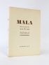 LAUGIER : Mala - Signed book, First edition - Edition-Originale.com