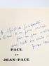 LAURENT : Paul et Jean-Paul - Signed book, First edition - Edition-Originale.com