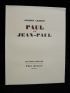 LAURENT : Paul et Jean-Paul - Erste Ausgabe - Edition-Originale.com