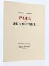 LAURENT : Paul et Jean-Paul - Prima edizione - Edition-Originale.com