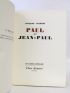 LAURENT : Paul et Jean-Paul - First edition - Edition-Originale.com