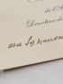 LAVISSE : Carte de visite autographe d'Ernest Lavisse - Signiert, Erste Ausgabe - Edition-Originale.com