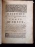 LE BRASSEUR : Histoire civile et ecclesiastique du comté d'Evreux - Prima edizione - Edition-Originale.com