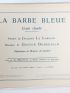 LE LORRAIN : La Barbe bleue - Prima edizione - Edition-Originale.com