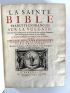 LE MAISTRE DE SACY : La sainte Bible - Prima edizione - Edition-Originale.com