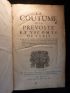 LE MAISTRE : La coûtume de la prevosté et vicomté de Paris - Erste Ausgabe - Edition-Originale.com