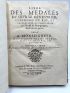 LE MENESTRIER : Livre des medales - First edition - Edition-Originale.com