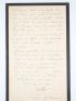 LE NOIR  : Correspondance de 4 lettres autographes signées adressée à Paul de Fleury - Signiert, Erste Ausgabe - Edition-Originale.com