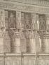 DESCRIPTION DE L'EGYPTE.  Edfou (Apollinopolis magna). Vue perspective du petit temple. (ANTIQUITES, volume I, planche 65) - Erste Ausgabe - Edition-Originale.com