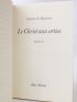LE QUINTREC : Le Christ aux orties - Signed book, First edition - Edition-Originale.com