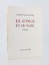 LE QUINTREC : Le songe et le sang, poèmes - Signiert, Erste Ausgabe - Edition-Originale.com