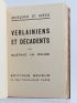 LE ROUGE : Verlainiens et décadents - Signiert, Erste Ausgabe - Edition-Originale.com