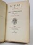 LECONTE DE LISLE : Idylles et odes anacréontiques - Erste Ausgabe - Edition-Originale.com