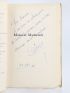 LEFEVRE : Monsieur Maubenoit  - Autographe, Edition Originale - Edition-Originale.com