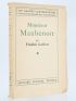 LEFEVRE : Monsieur Maubenoit  - Autographe, Edition Originale - Edition-Originale.com