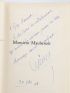 LEFEVRE : Monsieur Maubenoit  - Autographe, Edition Originale - Edition-Originale.com