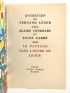 LEGER : Le paysage dans l'oeuvre de Léger - Prima edizione - Edition-Originale.com