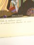 Costumes parisiens. Robe de velours maïs. Petite veste de velours noir bordée de vair (pl.111, Journal des Dames et des Modes, 1913 n°49) - Prima edizione - Edition-Originale.com