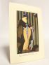 Costumes parisiens. Robe de velours maïs. Petite veste de velours noir bordée de vair (pl.111, Journal des Dames et des Modes, 1913 n°49) - First edition - Edition-Originale.com