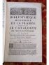 LELONG : Bibliotheque historique de la France ; contenant le catalogue de tous les ouvrages, tant imprimez que manuscrits, qui traitent de l'histoire de ce Roïaume, ou qui y ont rapport, avec des notes critiques et historiques - Edition Originale - Edition-Originale.com