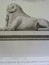 DESCRIPTION DE L'EGYPTE.  Thèbes. Karnak. Vue et détails de l'un des Sphinx placés à l'entrée principale du palais. Détail de l'un des Sphinx de l'allée du Sud. Petit torse en granit trouvé près de la porte du Sud. (ANTIQUITES, volume III, planche 29) - First edition - Edition-Originale.com