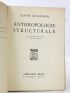 LEVI-STRAUSS : Anthropologie structurale - Edition-Originale.com